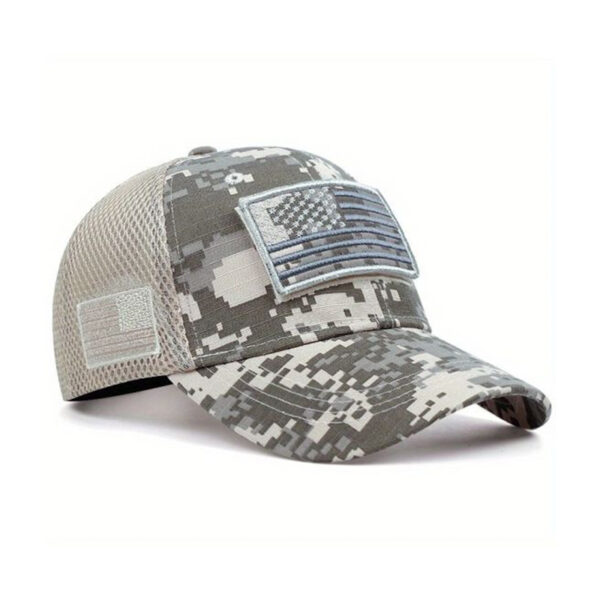 Camo Hook-and-Loop Mesh Cap