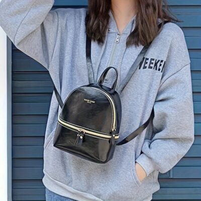 女士小号皮质背包 women's leather backpack