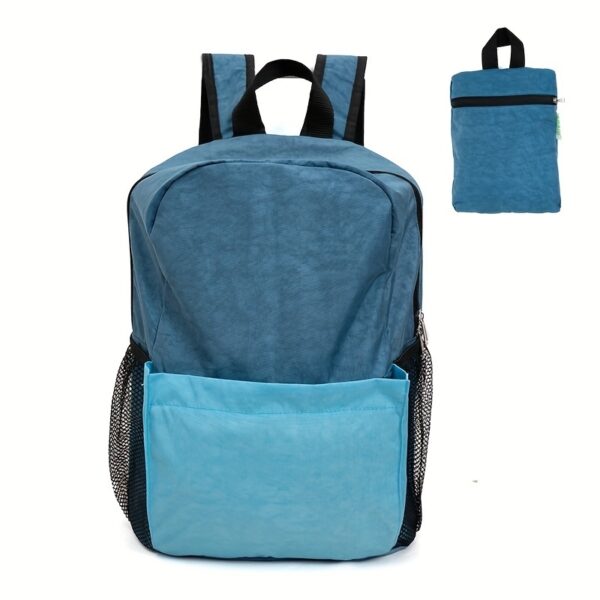 折叠双肩包 outdoor folding backpack